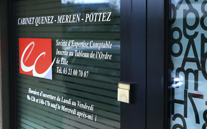 Éntrée cabinet Quenez - merlen - pottez